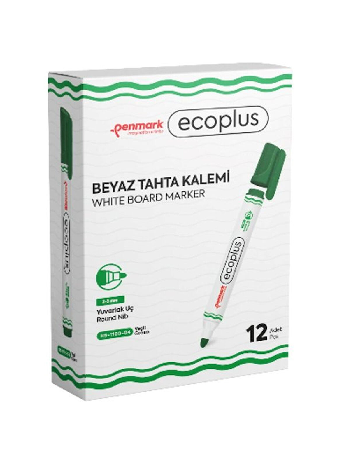 Penmark Ecoplus Beyaz Tahta Kalemi 1 Kutu 12'li