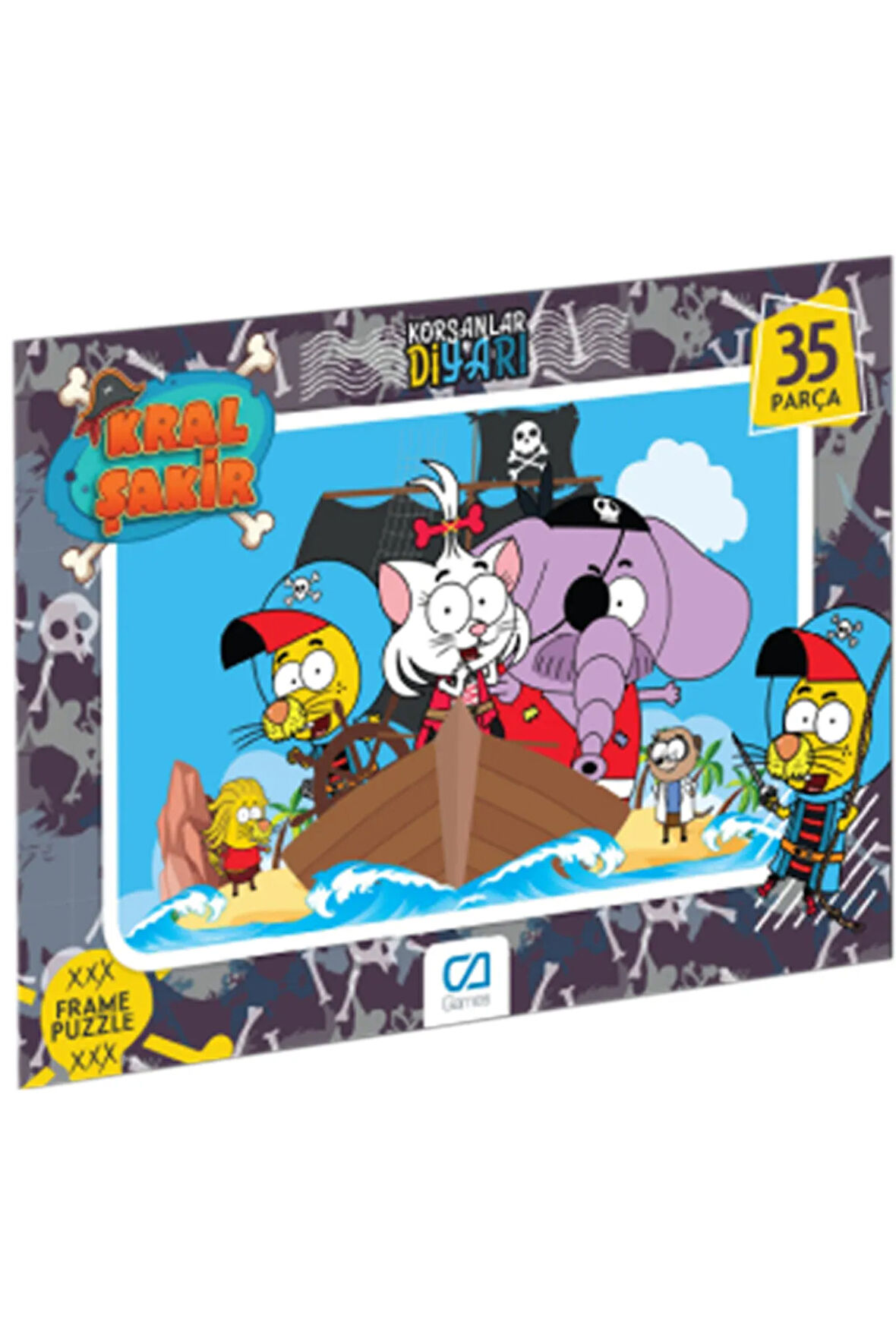 C&A Games Kral Şakir Lisanslı 35 Parça Frame Puzzle
