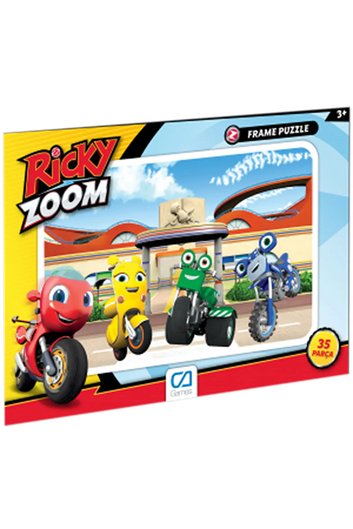 C&A Games Ricky Zoom-2 Lisanslı 35 Parça Frame Puzzle