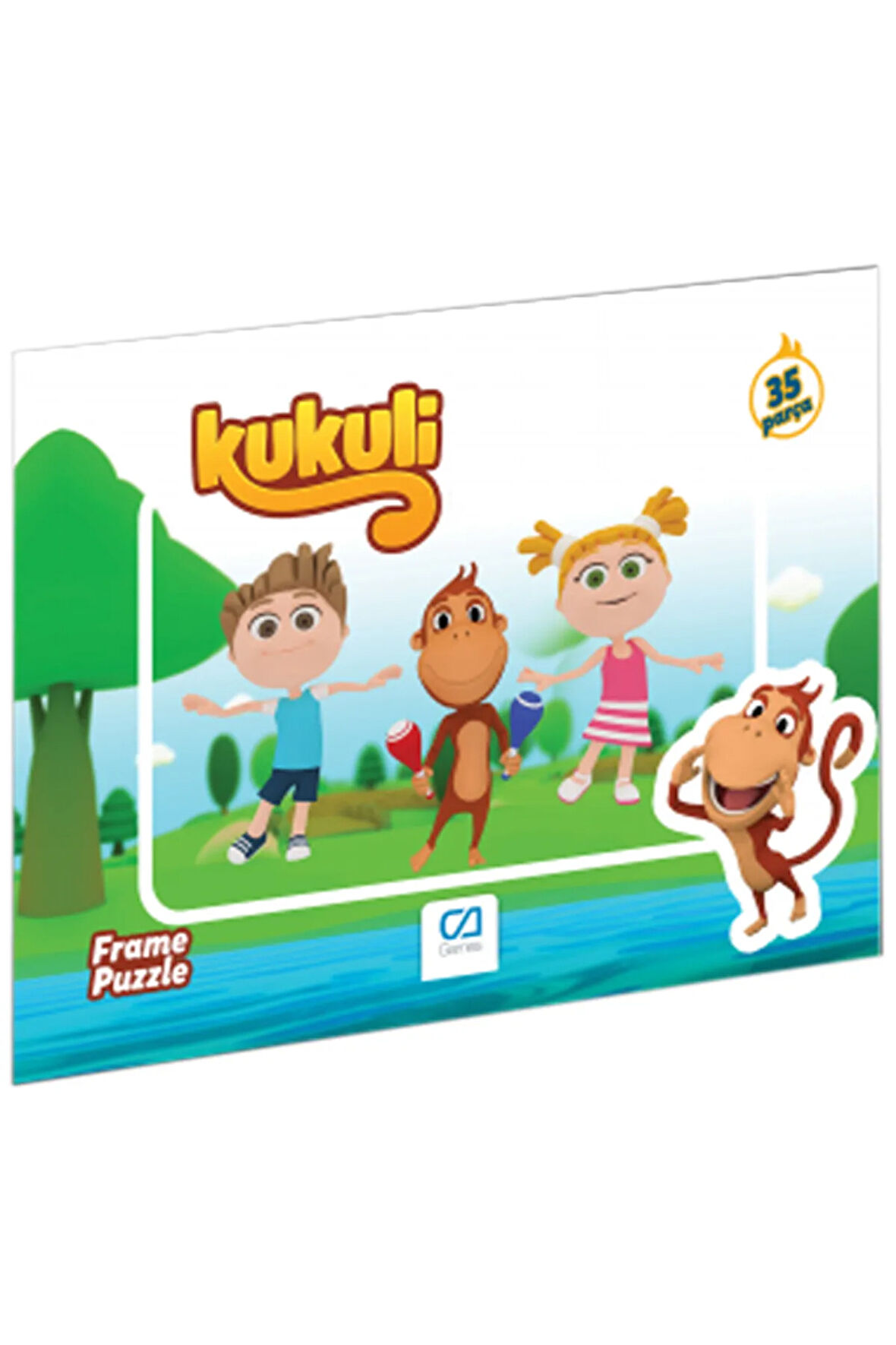 C&A Games Kukuli Lisanslı 35 Parça Frame Puzzle