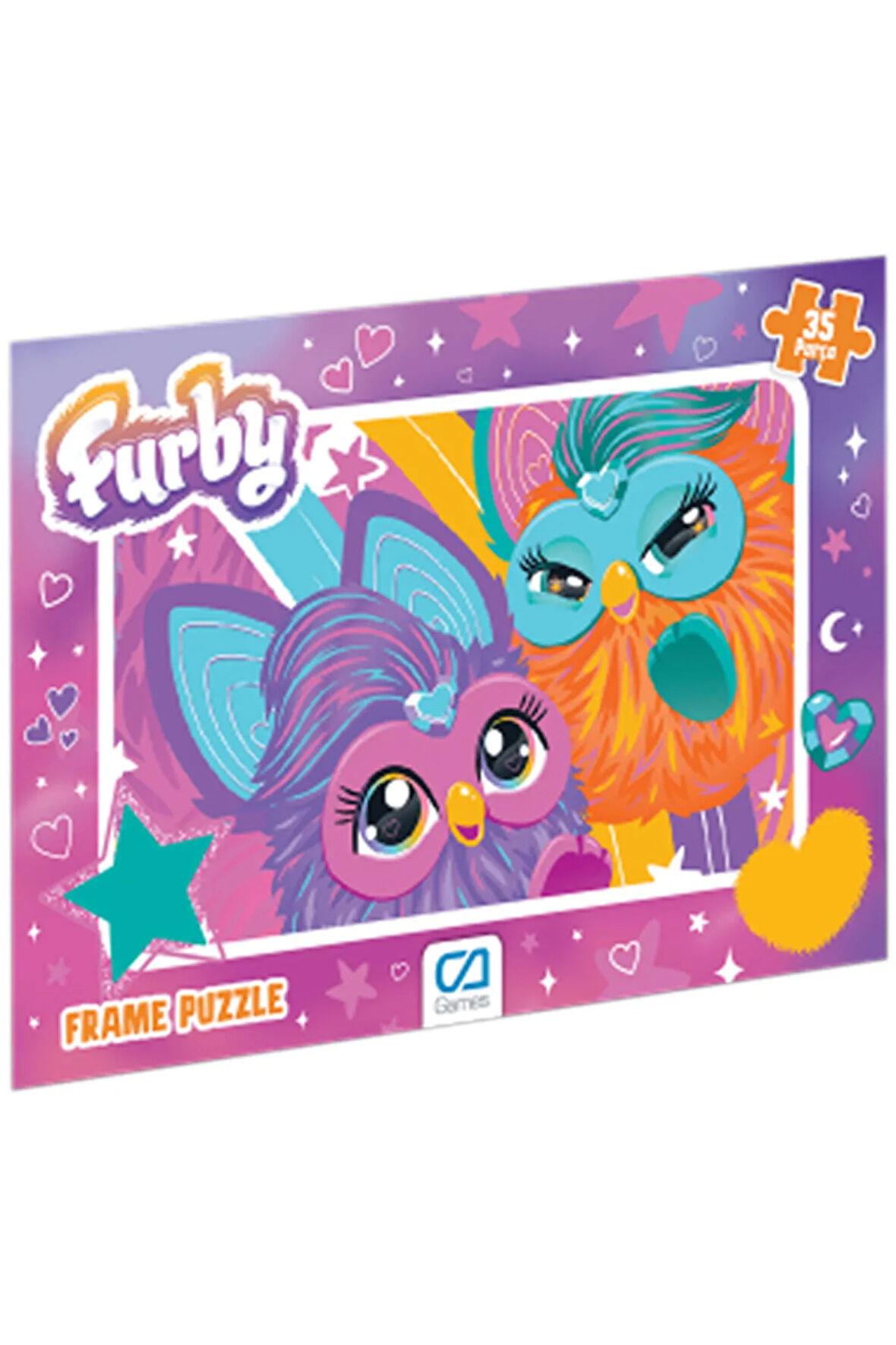 C&A Games Furby-2 Lisanslı 35 Parça Frame Puzzle