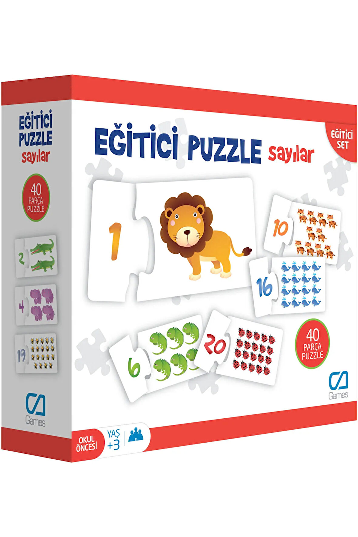 C&A Games Eğitici Puzzle Sayılar 36 Parça