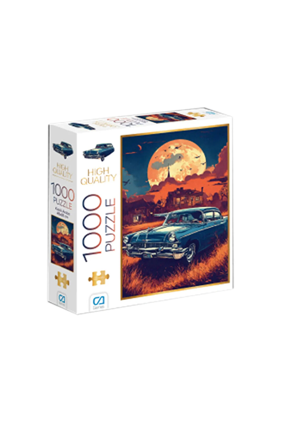 C&A Games Klasik Araba 1000 Parça Puzzle