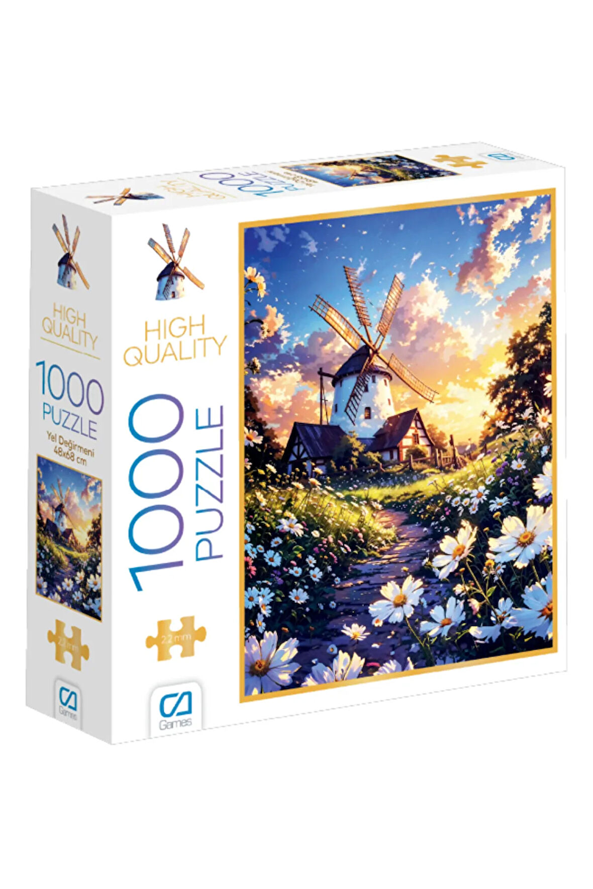 C&A Games Yel Değirmeni 1000 Parça Puzzle