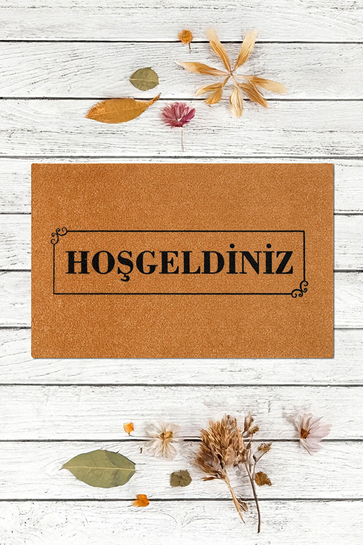 Hoşgeldiniz Yazısı, welcome, Kapı Önü Paspası, Dış Kapı Dayanıklı Paspas, Dekoratif çeyiz eşyası