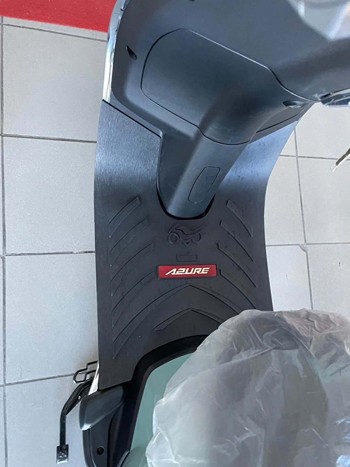 Kuba Azure Modele Uyumlu motorsiklet paspası, kaymaz, koruyucu motor paspas, motopaspas