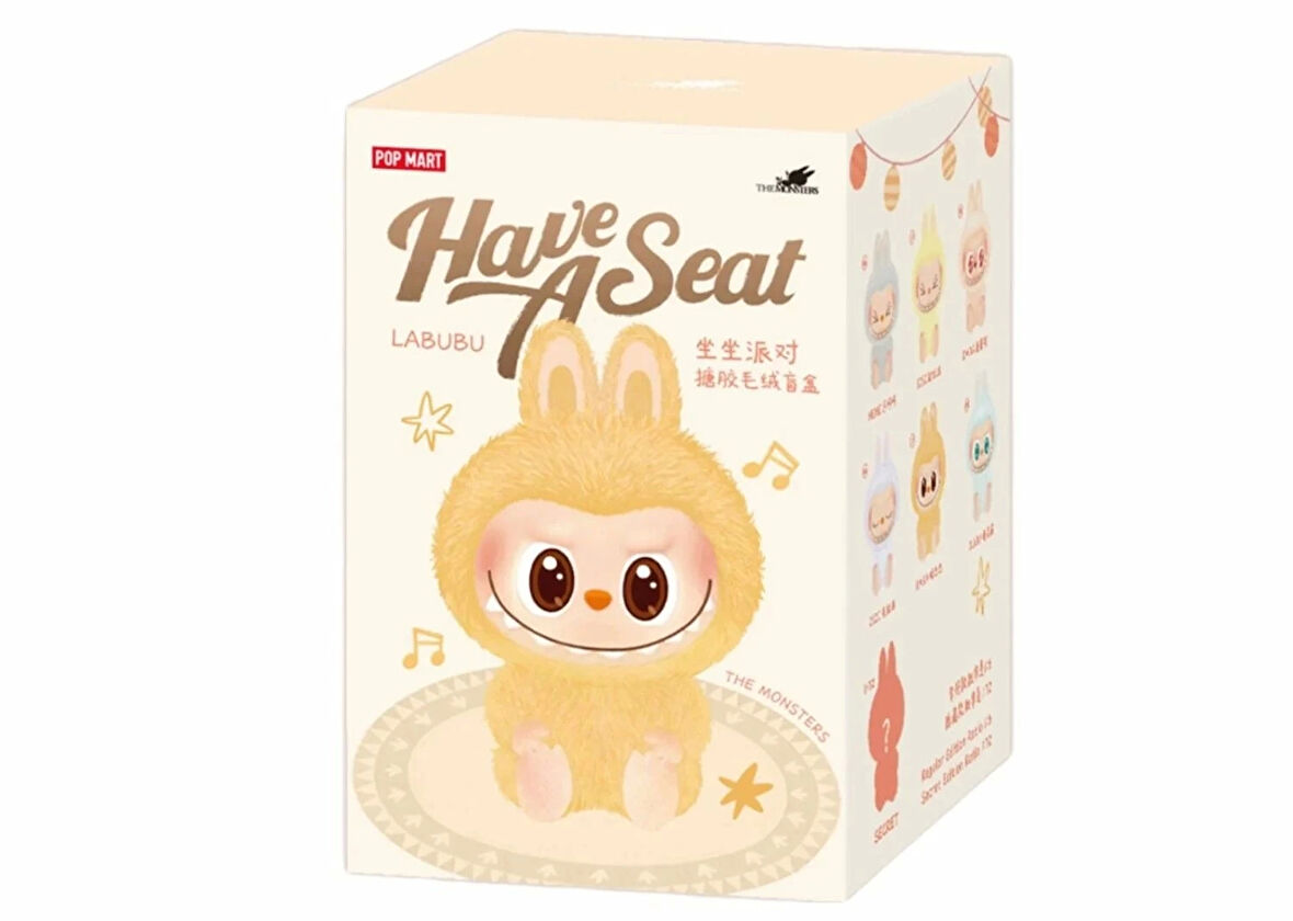 Pop Mart Labubu 1 ADET 2. Seri Oturma Partisi Peluş Sürpriz HEDİYE Oyuncak HEHE, SISI, DADA, ZIZI, BABA, QUQU