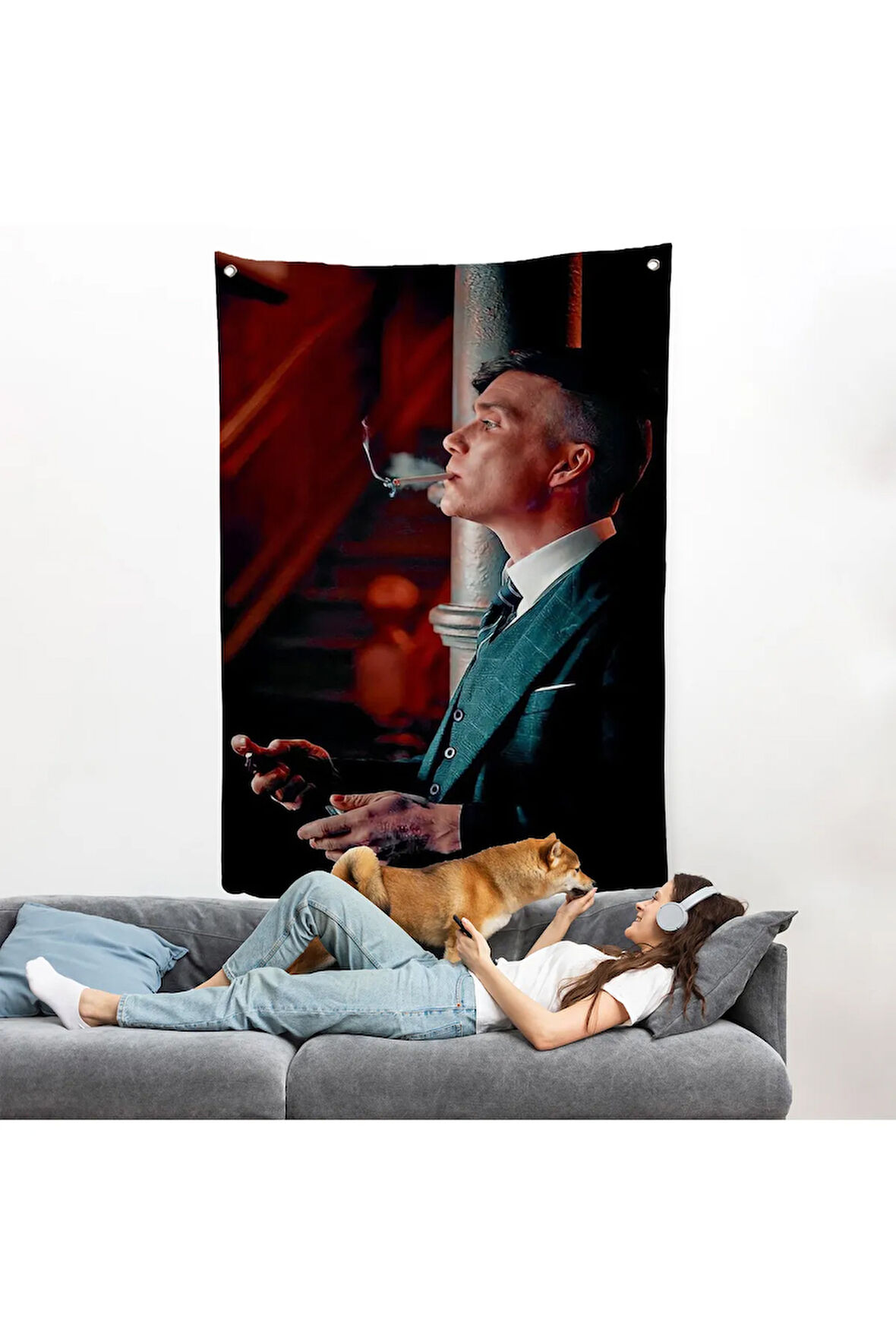 Thomas Shelby - Tommy Shelby Duvar Örtüsü-7843