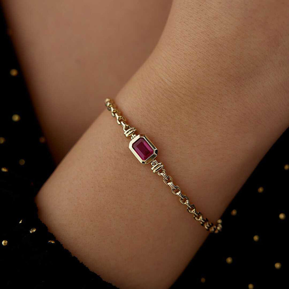 Red Line Zincir Bileklik