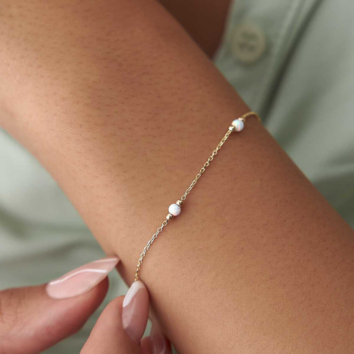 Sedefli Summer Top  Bileklik