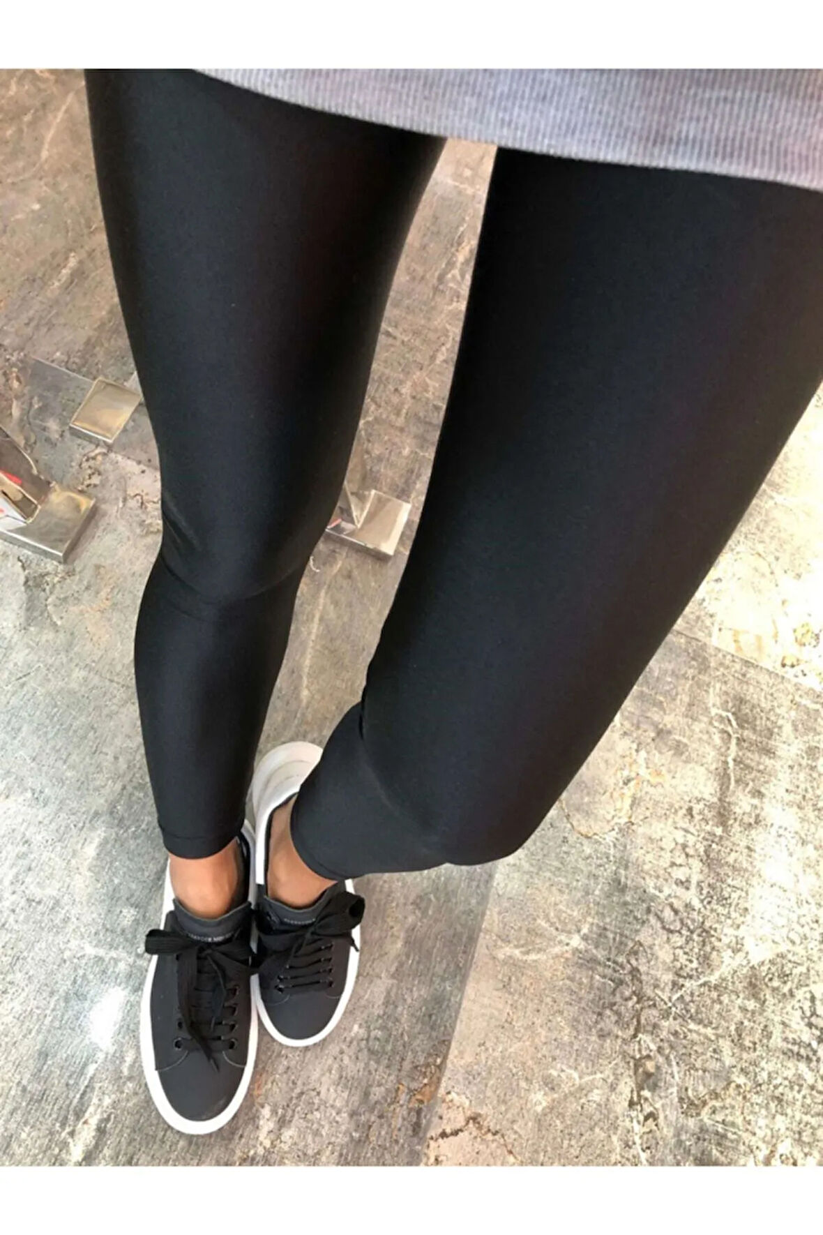 Korse Özellikli 1 beden incelten   Toparlayıcı Orta Parlak Disco Tayt