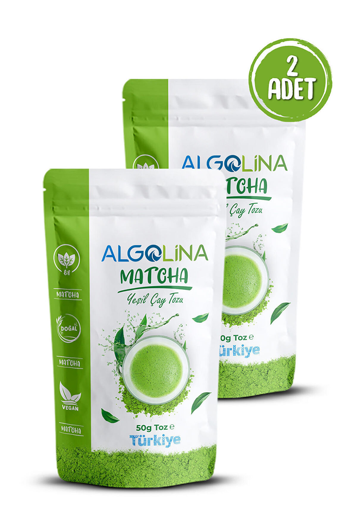 Matcha Çayı Tozu 50gr (%100 YEŞİL ÇAY) (2 ADET)