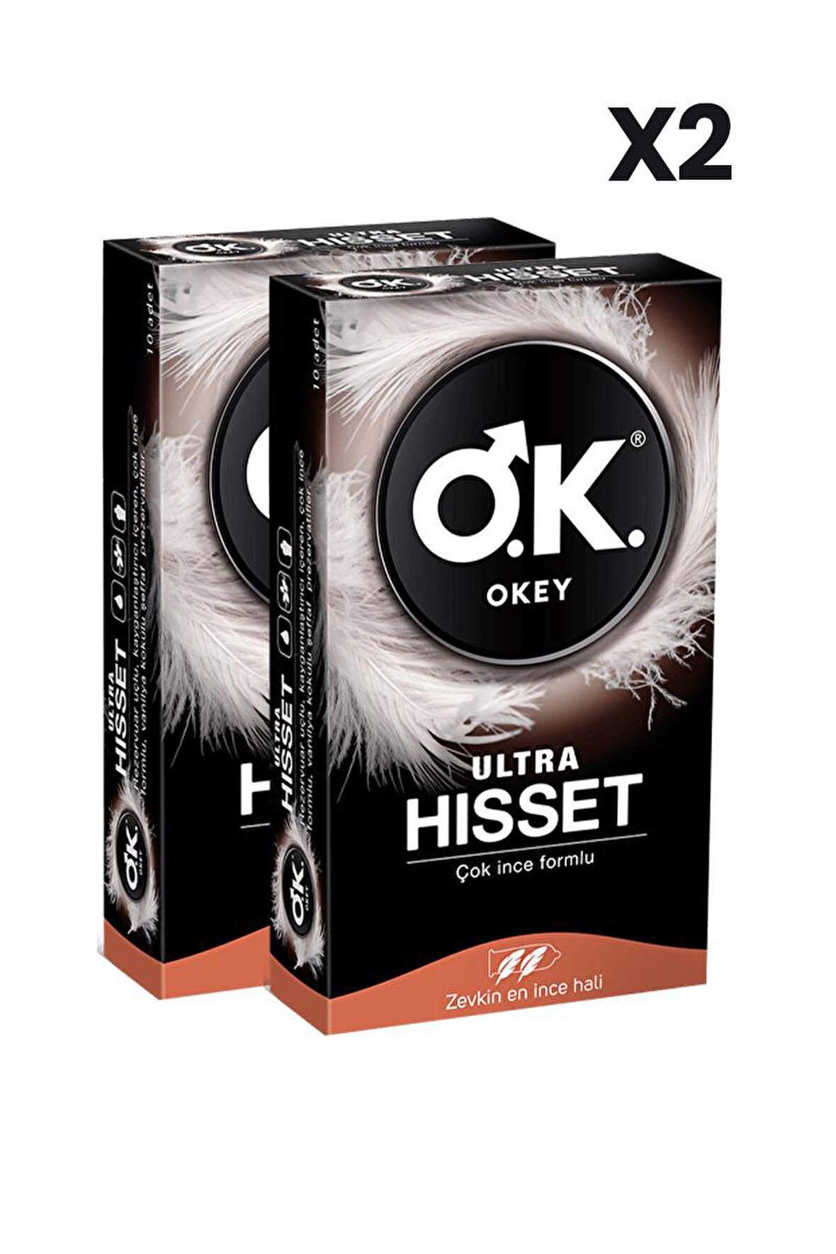 Okey Ultra Hisset Prezervatif 10'lu x2 Adet