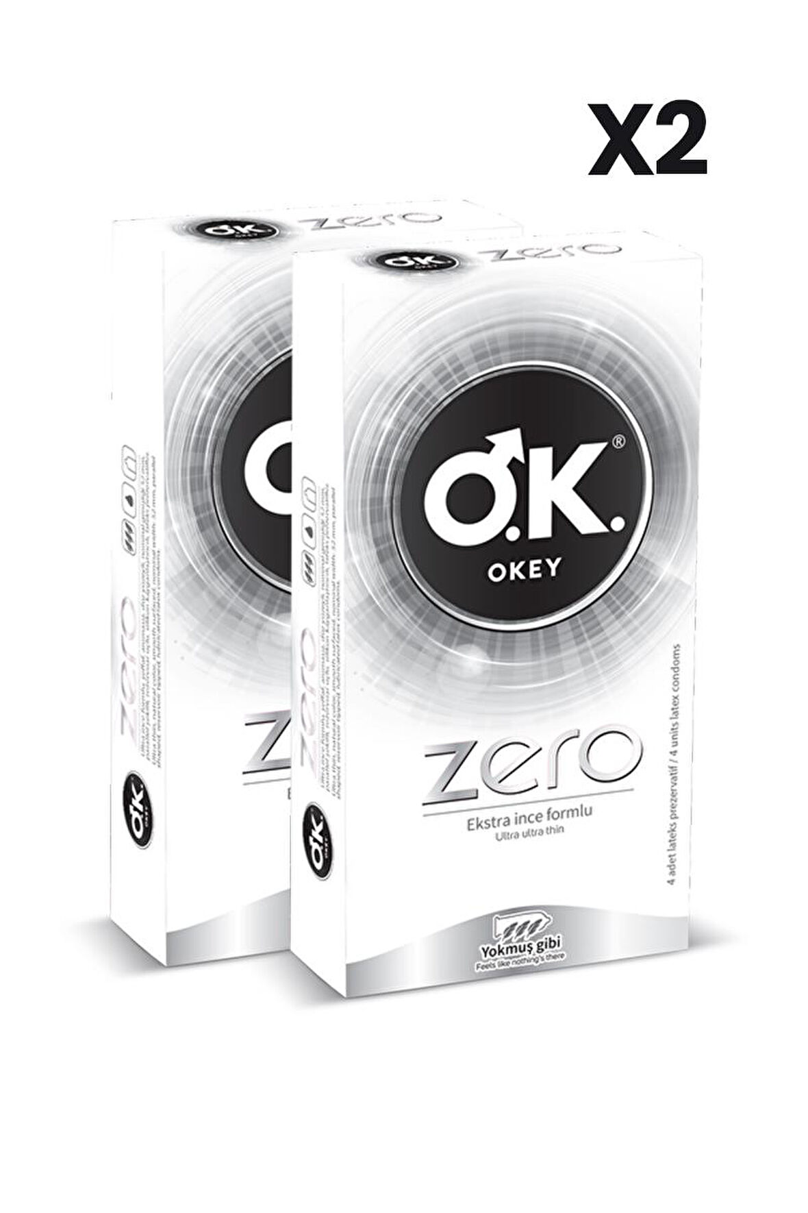 Okey Zero Prezervatif 10lu x2 Adet