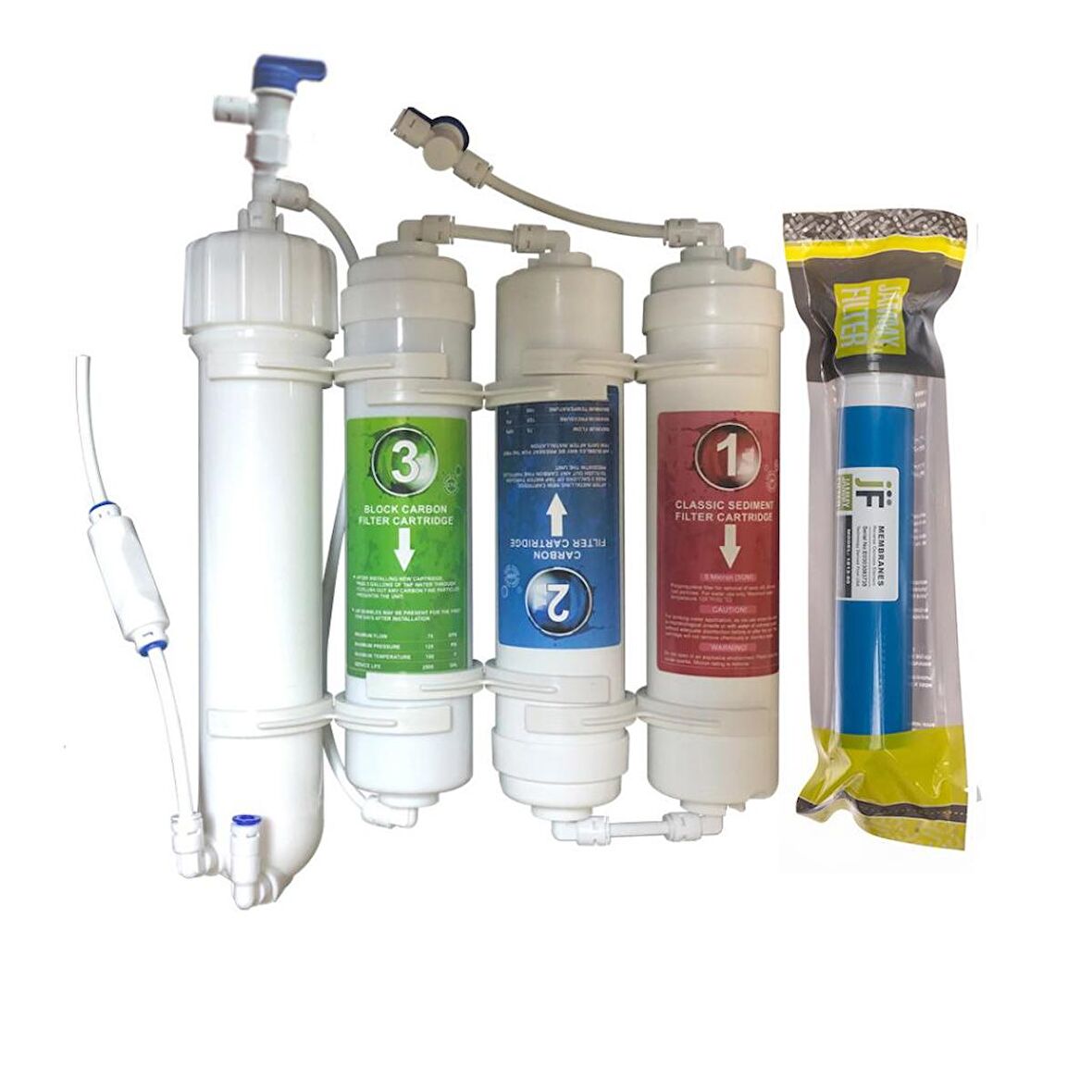 Akvaryum Tipi Su Arıtma, Çift Çıkışlı ve Saf Su Sistemi