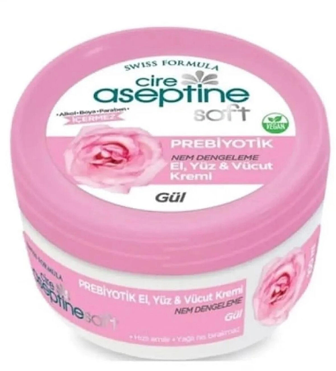 Cire Aseptine Prebiyotik Gül Kremi 300ml