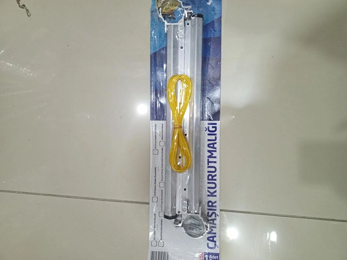 BALKON DEMİRİ İÇİN ÇAMAŞIR KURUTMA ASKISI (YUVARLAK PROFİLLER İLE UYUMLUDUR)