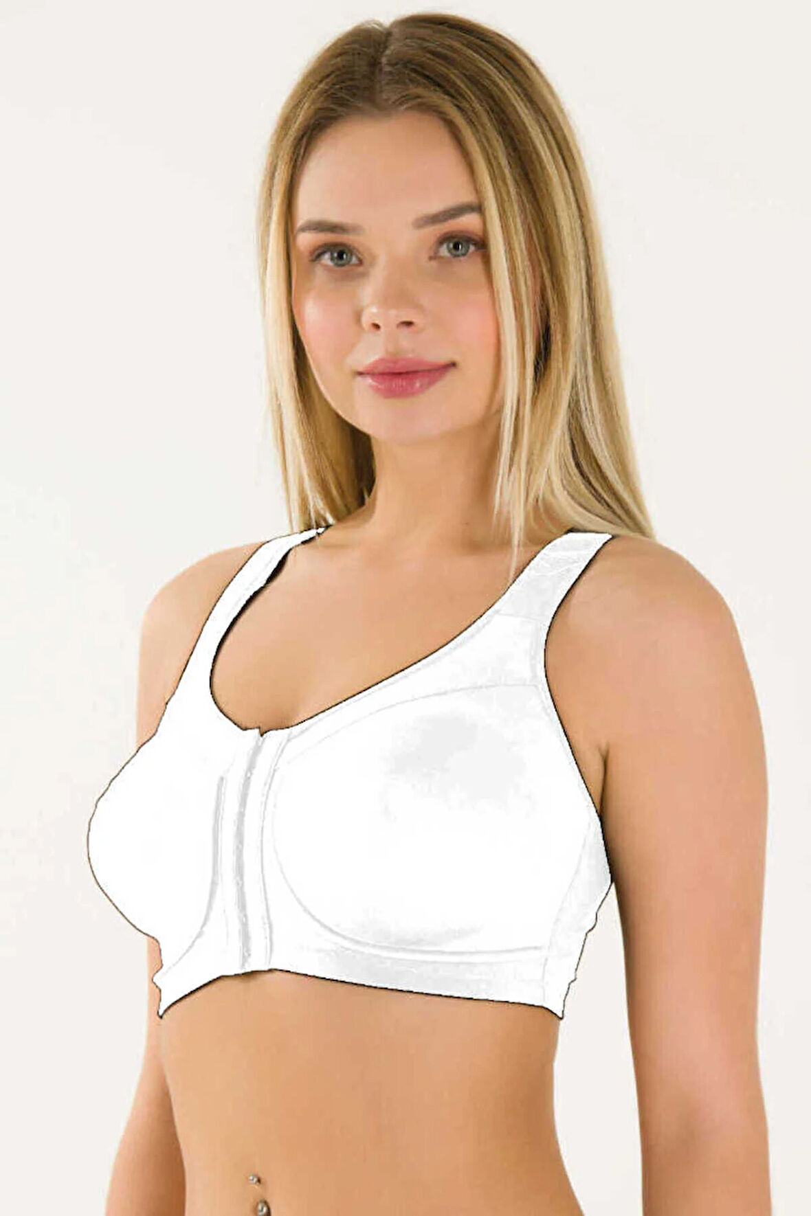 Önden Agraflı Yumuşak Dokulu Toparlayıcı Sütyen 1960