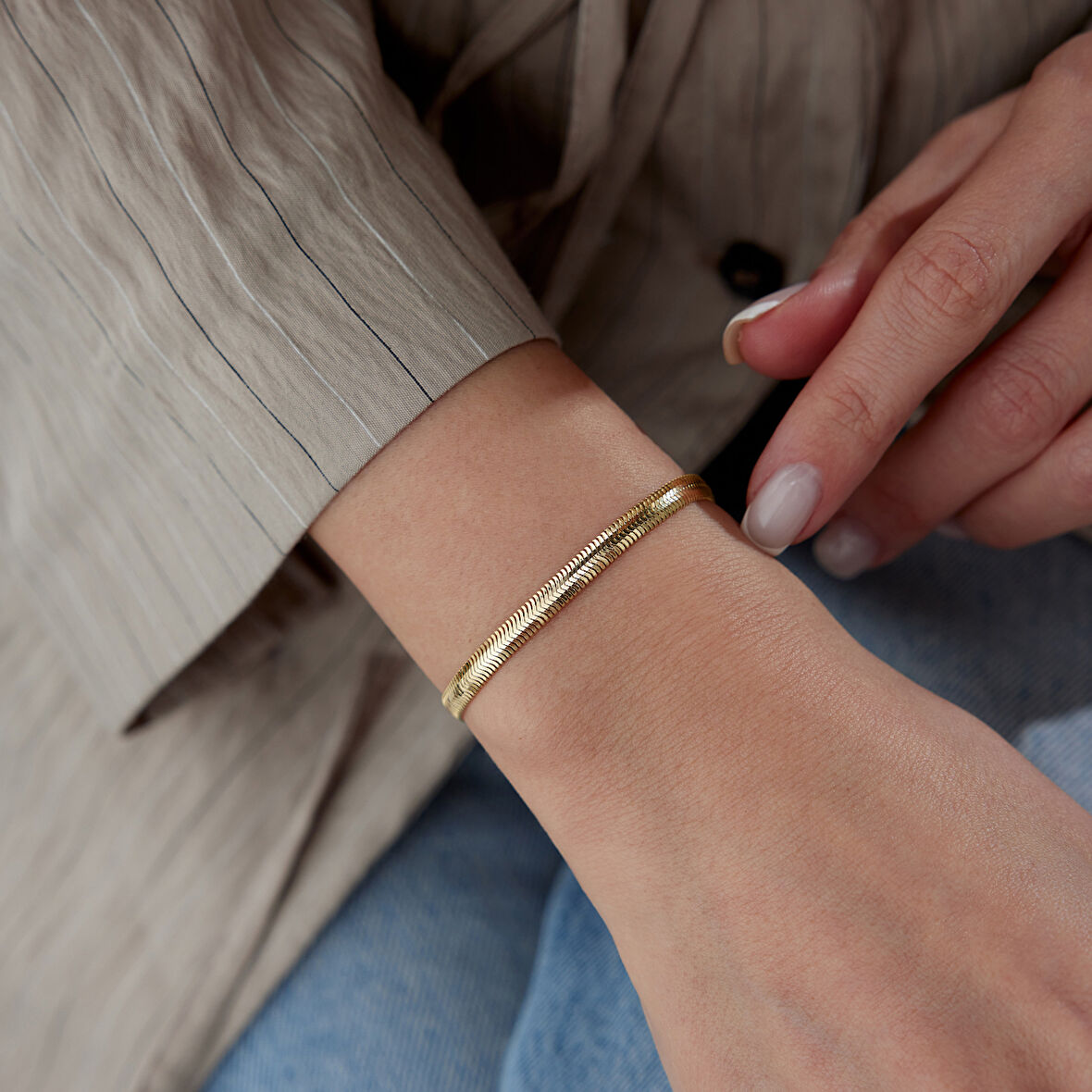 XL Balık Sırtı Bileklik