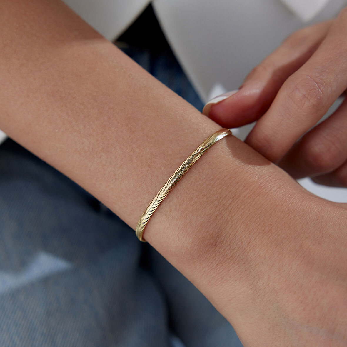 Large Balık Sırtı Bileklik