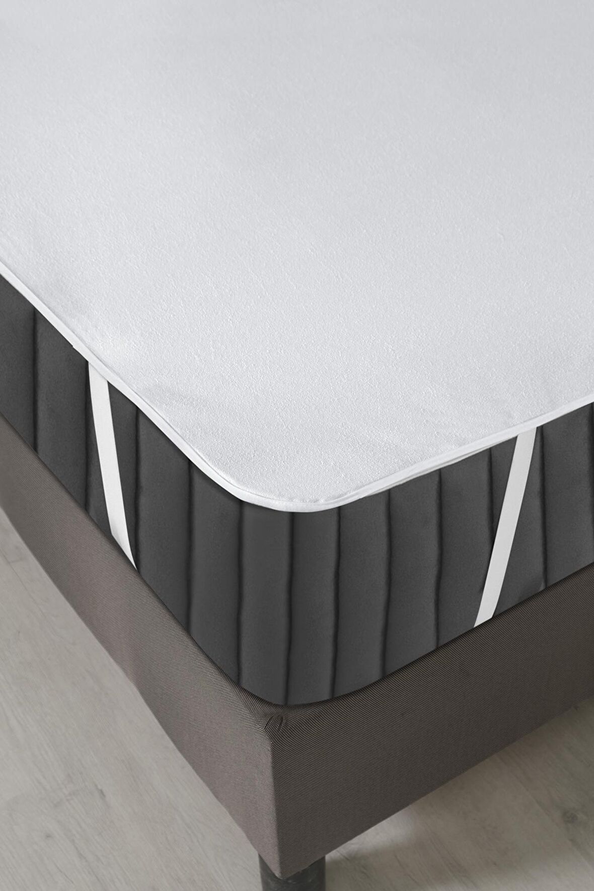 Pamuklu Sıvı Geçirmez Alez, 4 Köşe Lastikli 100x200