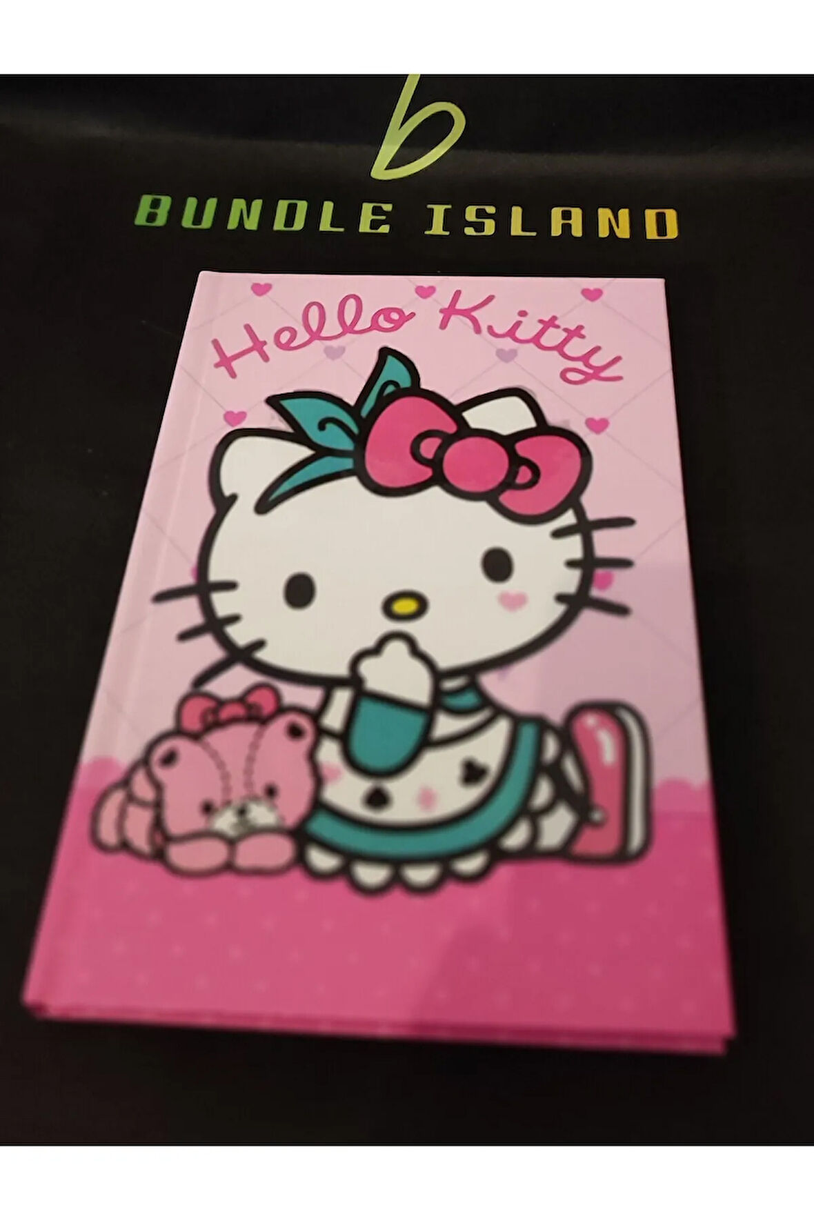 Kuromi hello kitty ciltli sert kapak ajanda günlük çok amaçlı çizgili defter