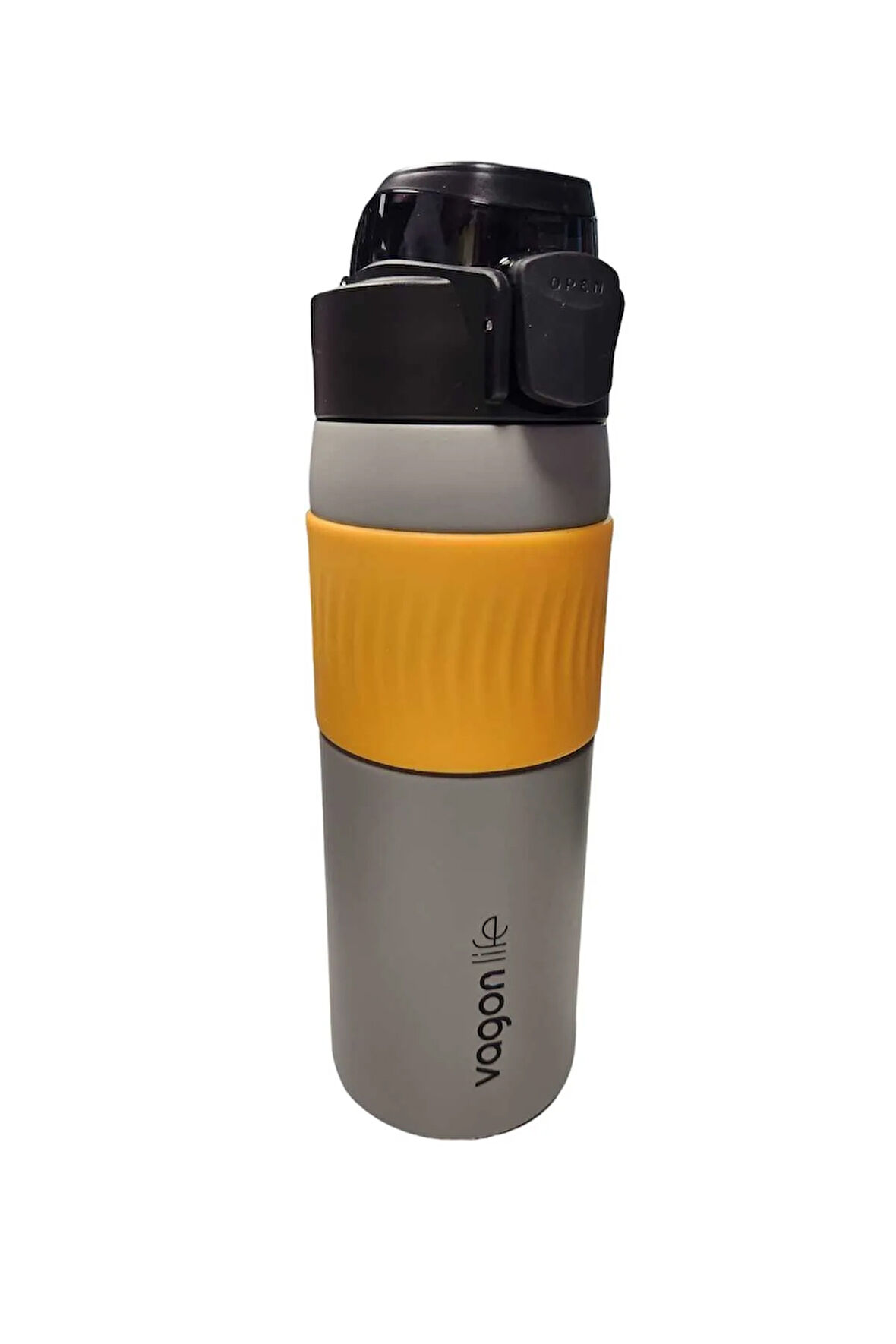 900 ml  Pipetli/Pipetsiz Çift Kullanım Çelik Termos Kahve Bardağı