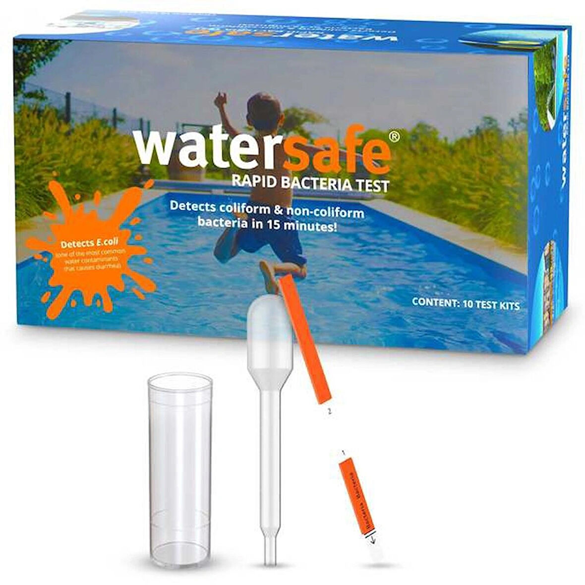 Watersafe Hızlı Bakteri Test Kiti 10'lu Paket 