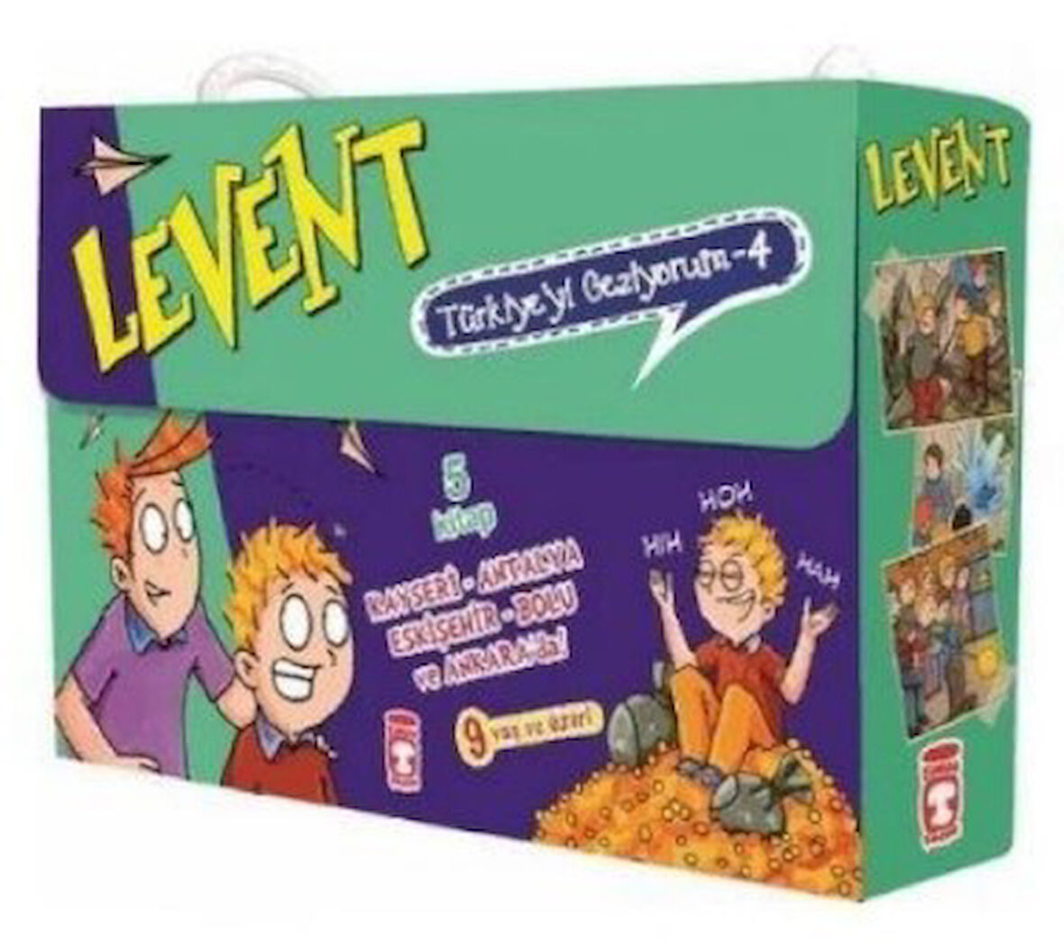 Levent Türkiye'yi Geziyorum - 4 (5 Kitap Takım)