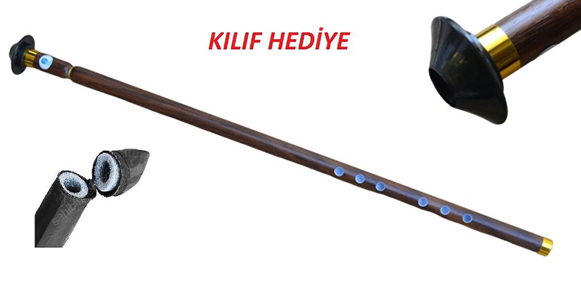 PLASTİK NEY KALİTELİ BAŞPARELİ YILDIZ DO SOL EL ÜSTTE + KILIF HEDİYELİ