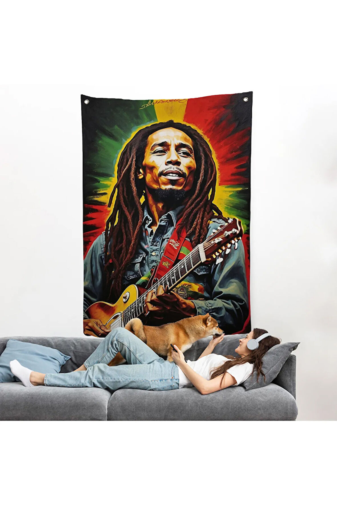 Bob Marley Duvar Örtüsü-7863