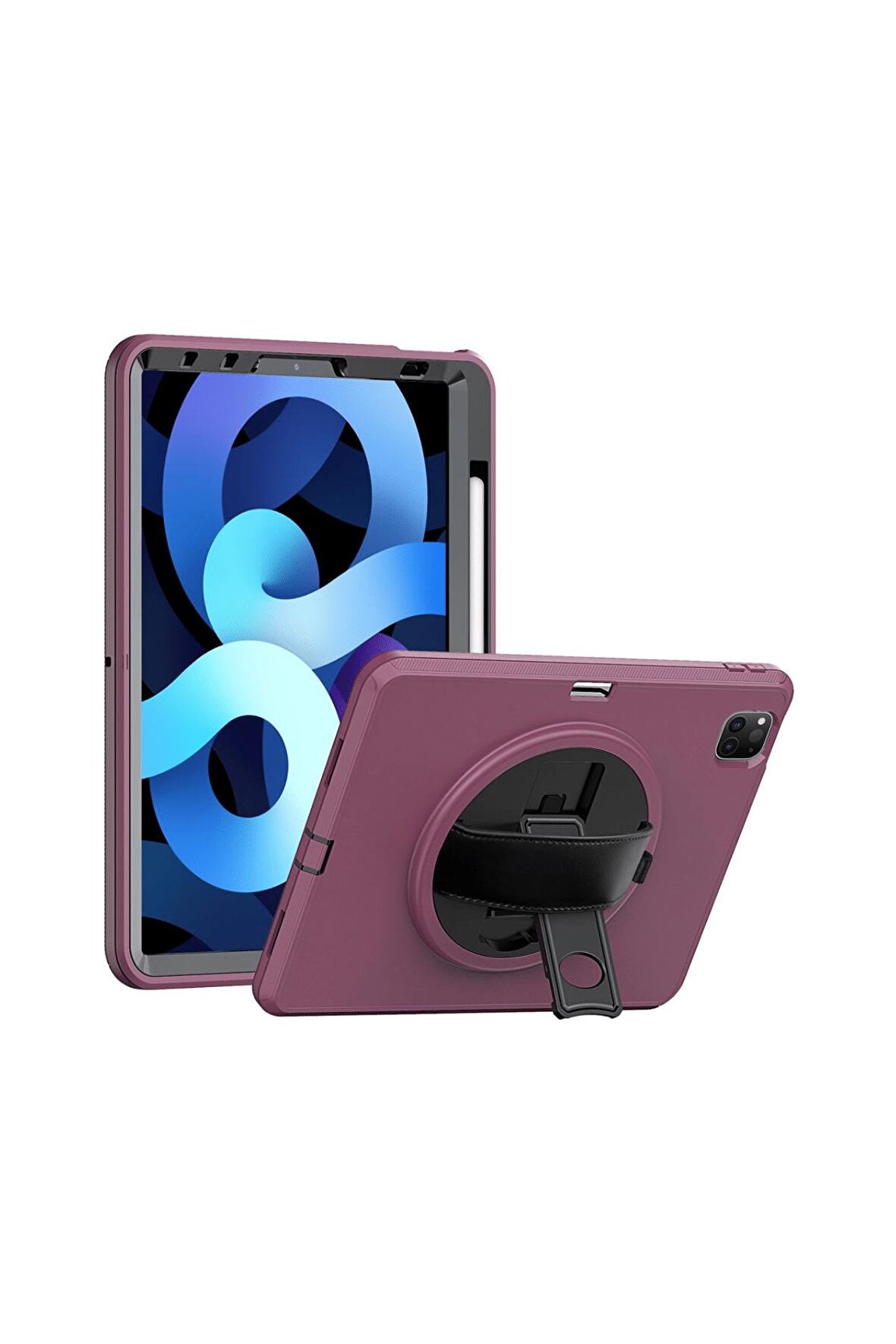 Qpen iPad Pro 11 inç (2018)  Uyumlu Hand Strap Tablet Kılıfı 