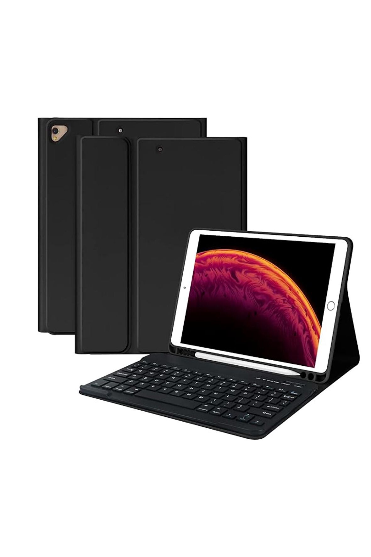 Qpen iPad Pro 2022 12.9 inç  Uyumlu Klavyeli Tablet Kılıf
