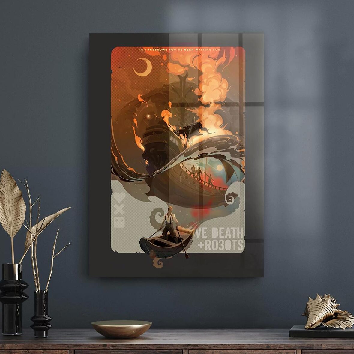 Decovetro Cam Tablo Love Death Robots Bad Travelling Poster