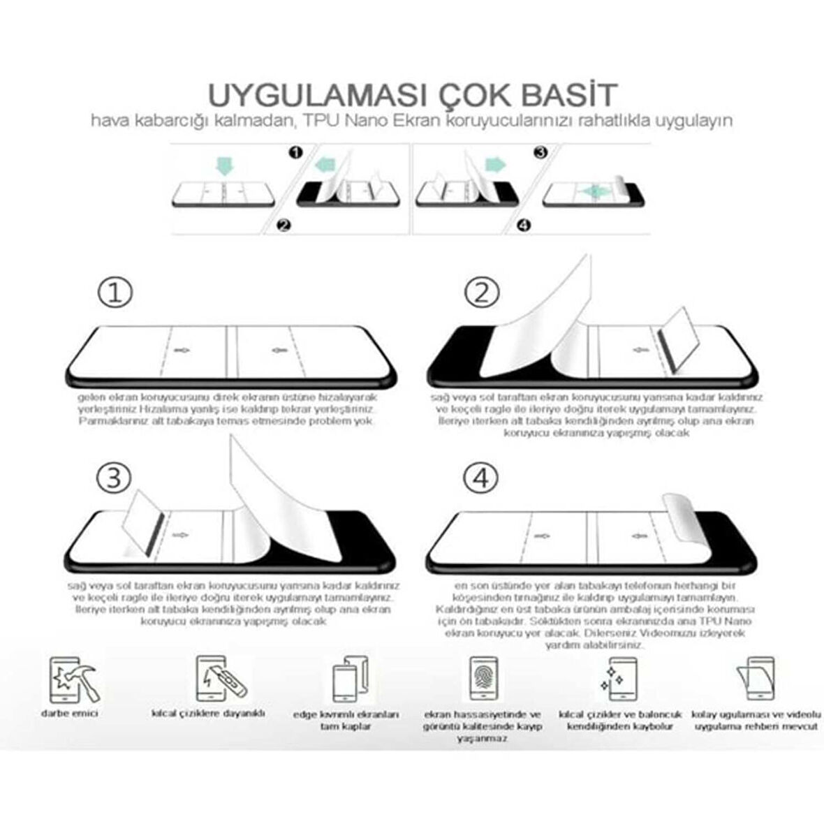 Samsung Galaxy Z FOLD 6 ÖN NANO Ekran Koruyucu ULTRA İnce Esnek HD ŞEFFAF - Umbos