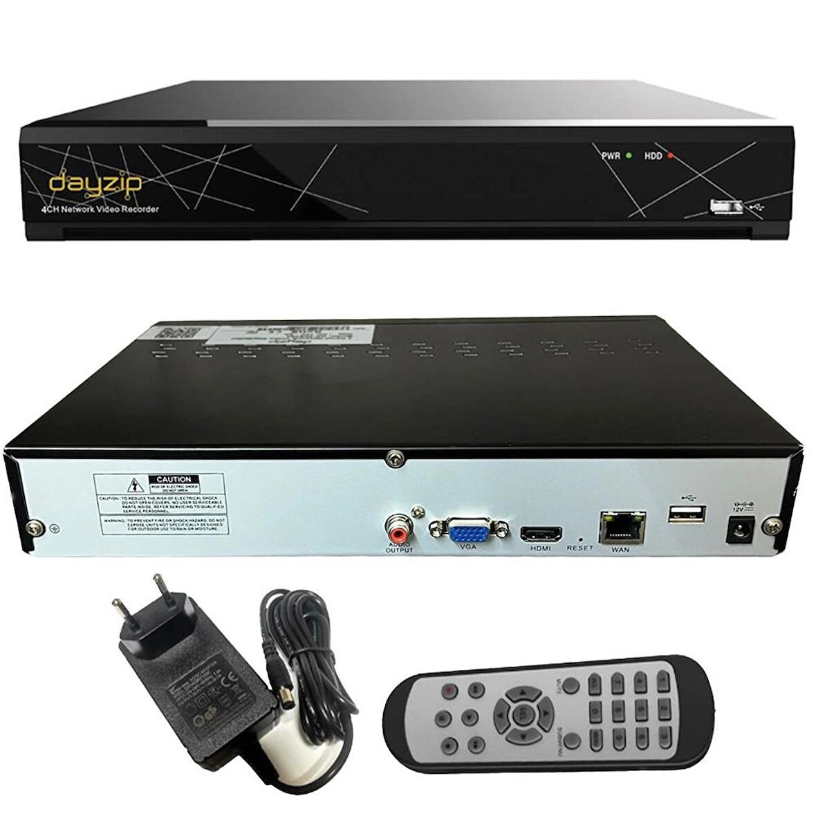 Dayzip DZ-6108 H.265 1080P 8 Kanal NVR Kayıt Cihazı