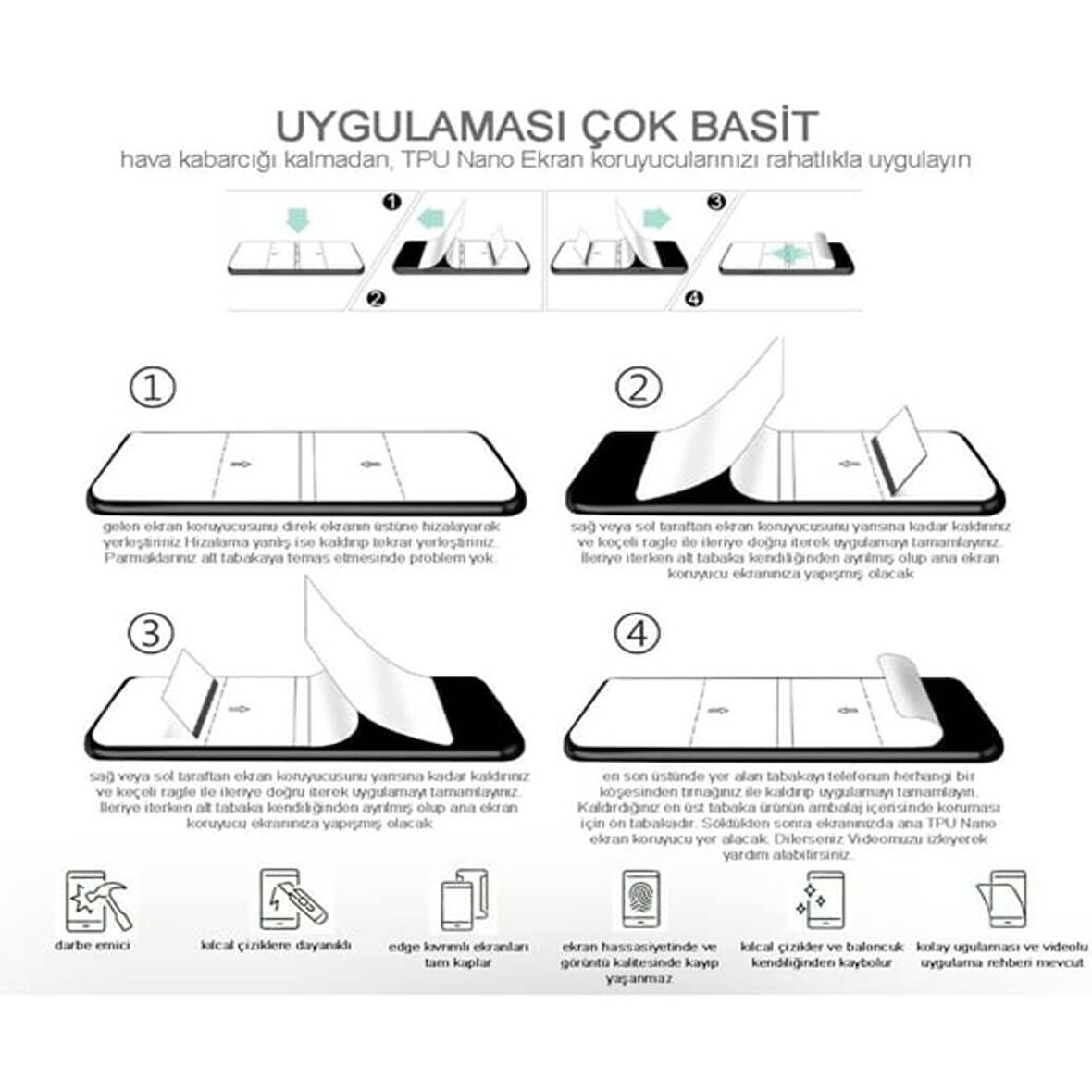 Motorola RAZR 60 NANO Ekran Koruyucu ULTRA İnce Esnek - Mat Hayalet Umbos