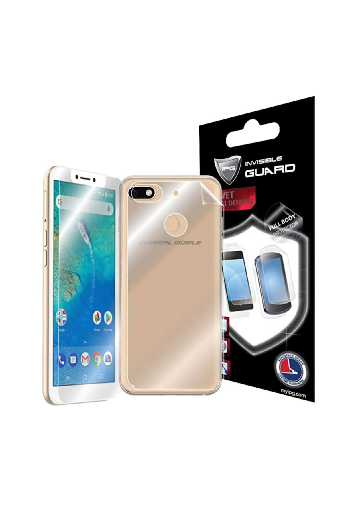 General Mobıle Gm8 Görünmez Hydrogel Tam Kaplama (EKRAN VE ARKA KORUMA)