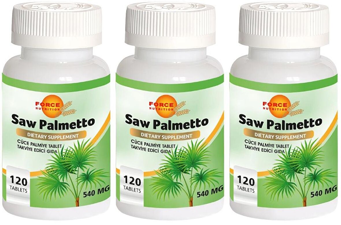Cüce Palmiye 3x120 Tablet Saw Palmetto 540 Mg
