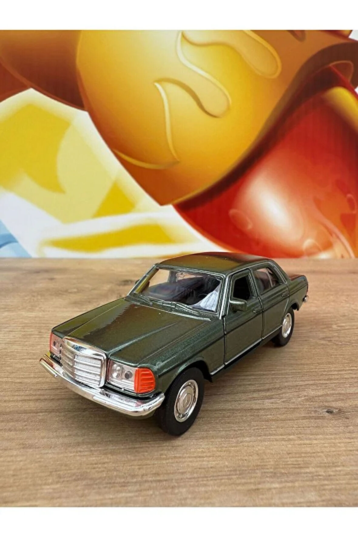 Mercedes Benz E-class 230e Klasik Koleksiyon Metal Araba 12cm Klasik Antika Yeşil Mercedes 230e