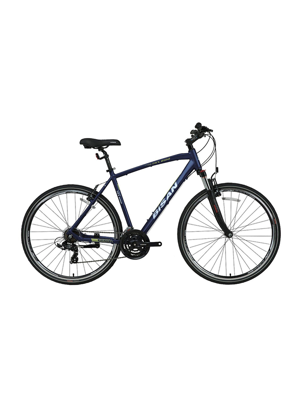 Bisan TRX8100 700C 50cm Kadro Trekking Bisikleti Lacivert / Beyaz