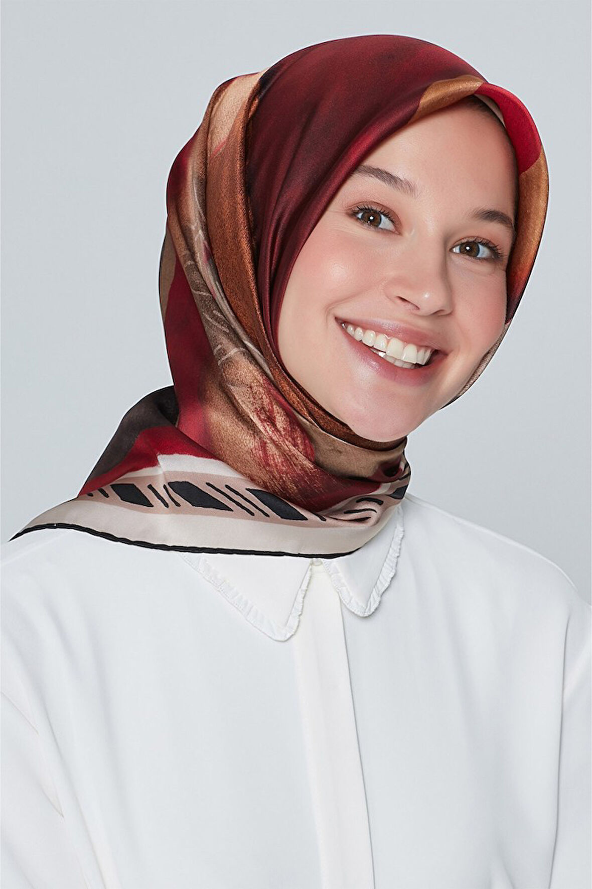 Armine Nostalji Serisi İpek Sura Eşarp 7880DS-08