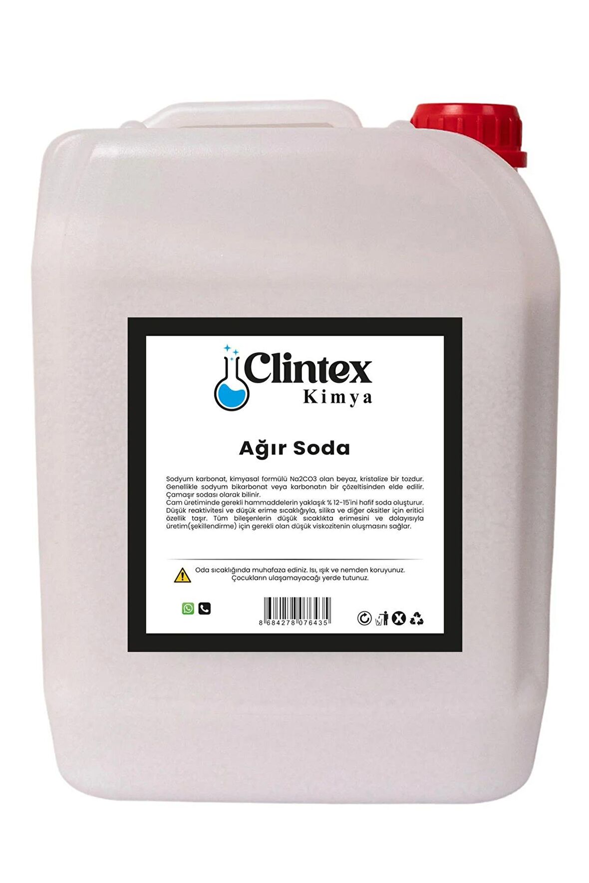 Clintex Kimya Sodyum Karbonat Ağır Soda 5 Kg