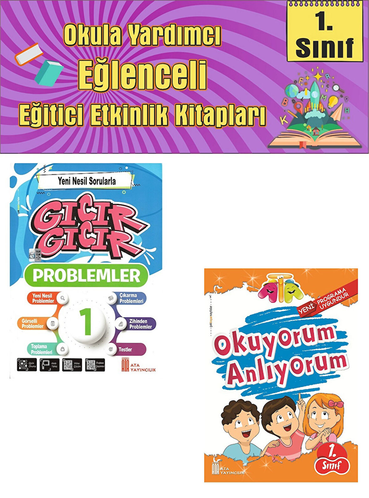 1.Sınıf Yeni Nesil Sorularla Gıcır Gıcır Problem + Okuyorum Anlıyorum
