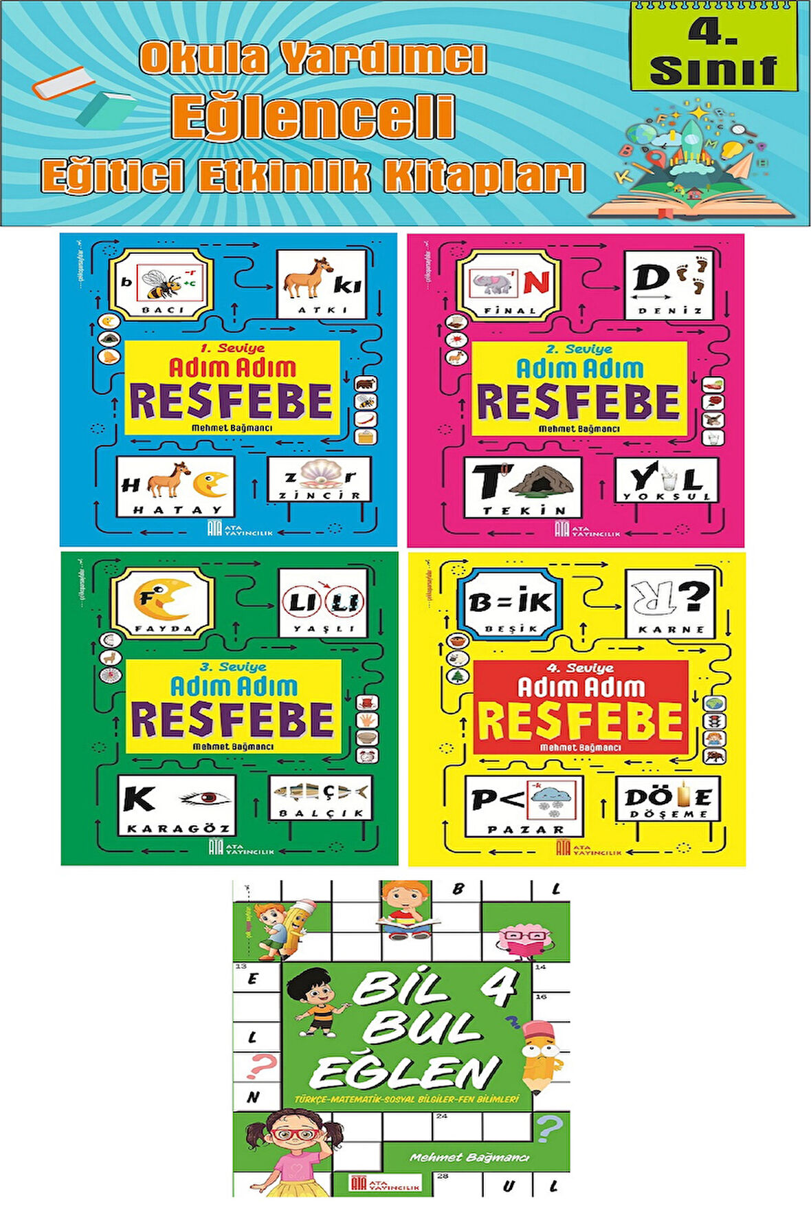 4.Sınıf Eğlenceli Bil Bul ve Resfebe Seti