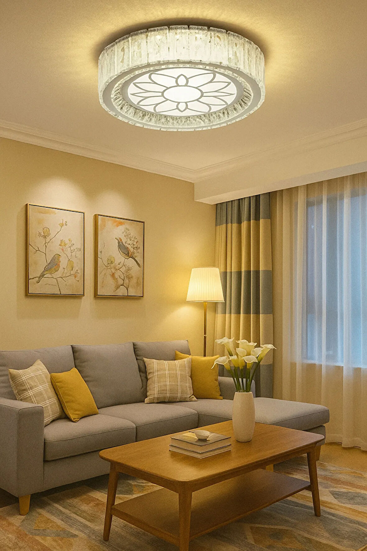 Sima Avize Plafonyer Tavana sıfır kristal avize