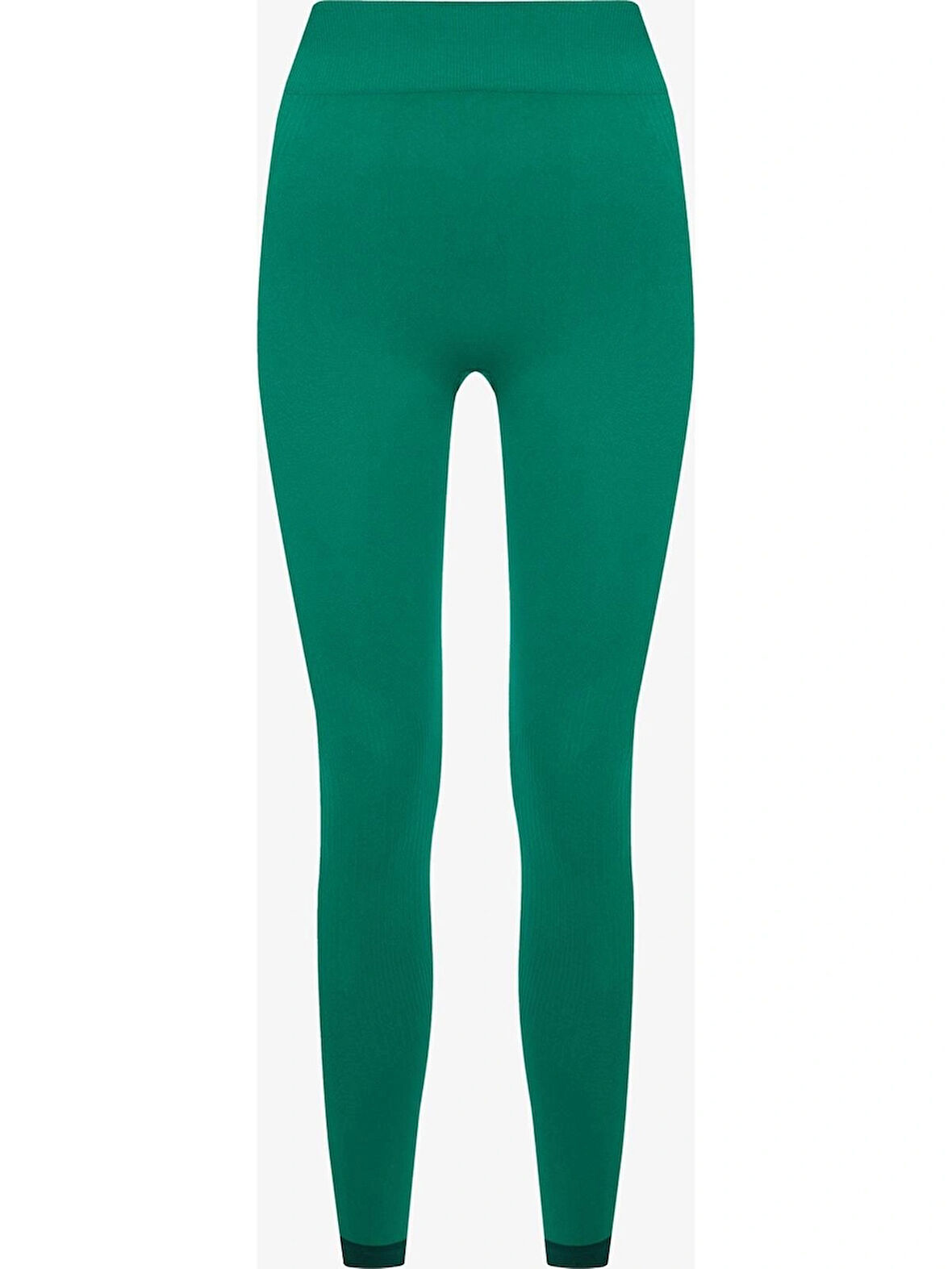 Penti Yeşil Yüksek Bel Kontrast Dikişsiz Seamless Bilek Boy Tayt