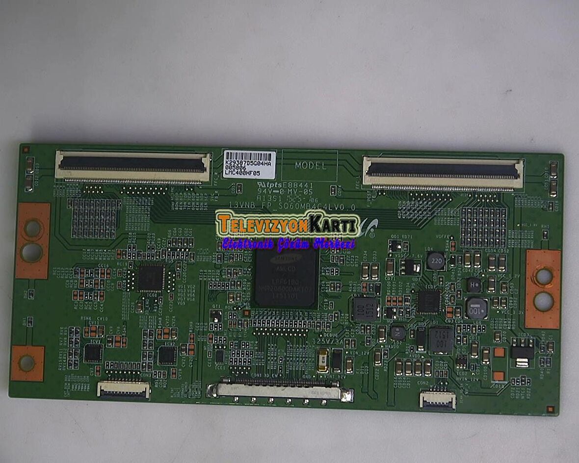 13VNB_FP_SQ60MB4C4LV0.0, LJ94-29387D, VESTEL 40TE8000 40 3D SMART LED TV, T CON Board, VES400UNVS-3D-N01