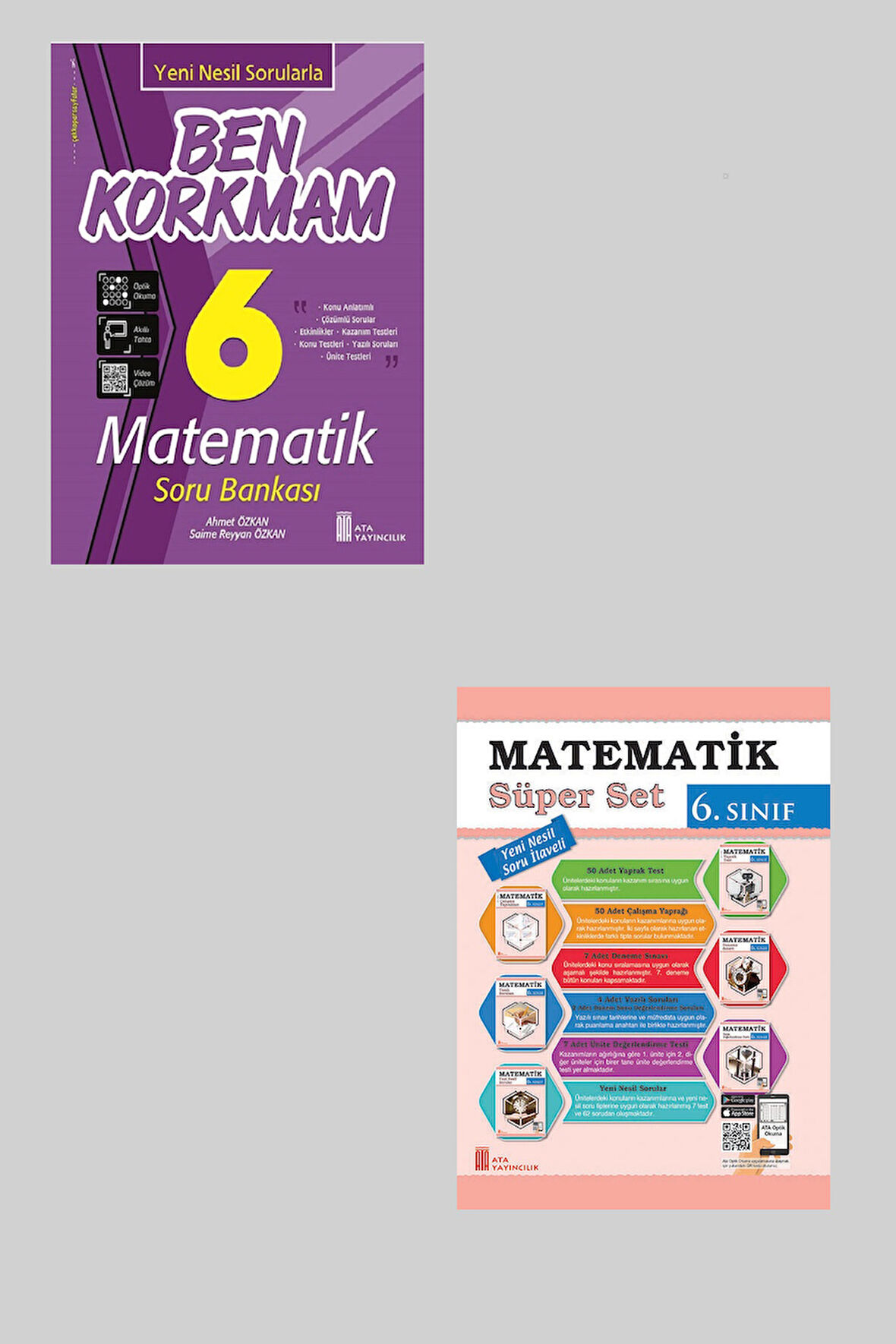 Ata 6.Sınıf Yeni Nesil Sorularla Ben Korkmam Matematik + Süper Set