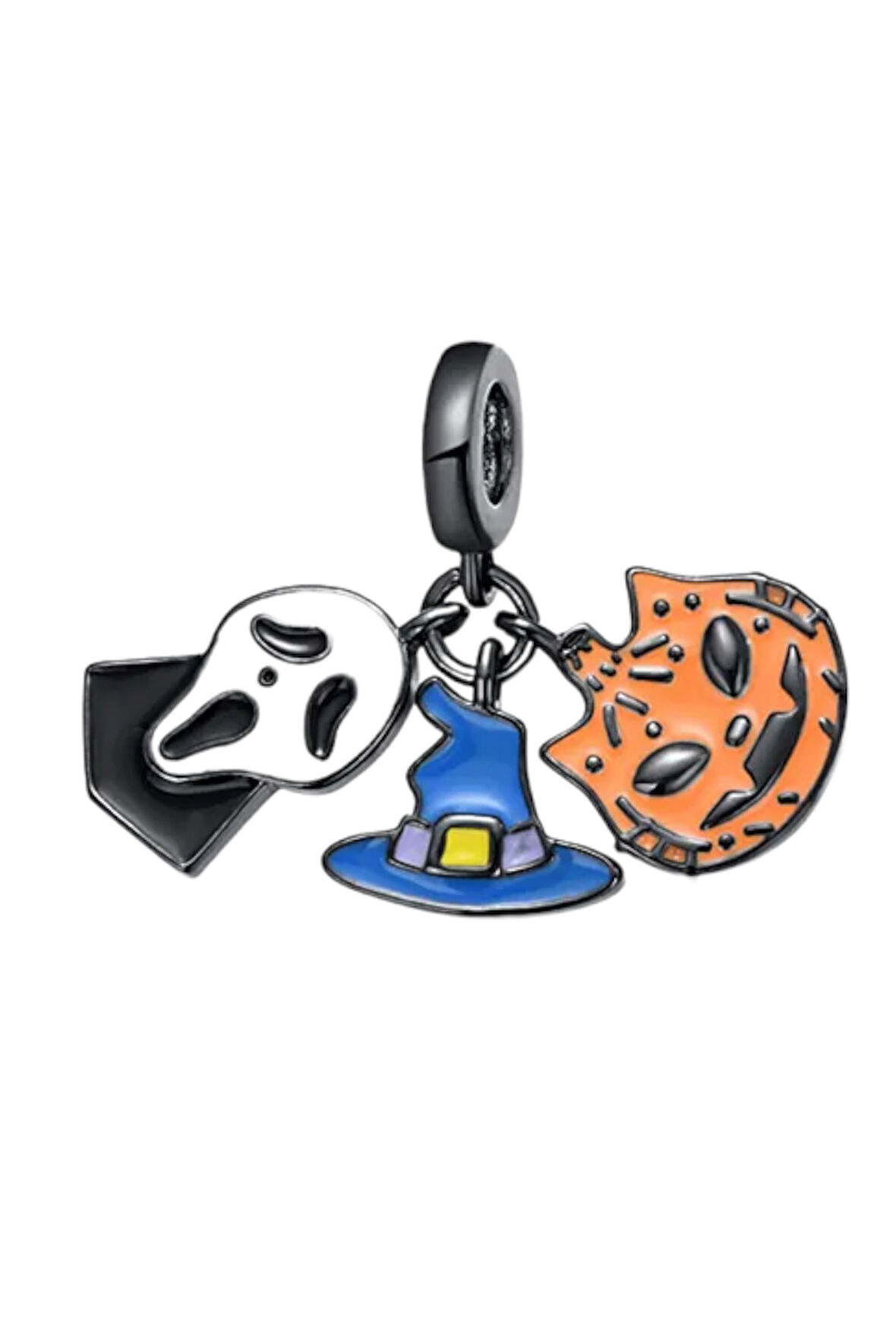 Korku İkonları Cadılar Bayramı (Halloween) Charm | 925 Ayar Gümüş